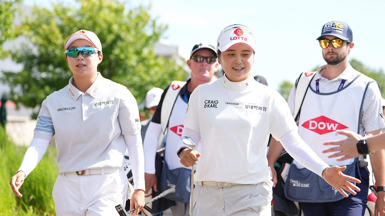 김효주·최혜진, LPGA '팀 대회' 다우 챔피언십 3R 단독 선두