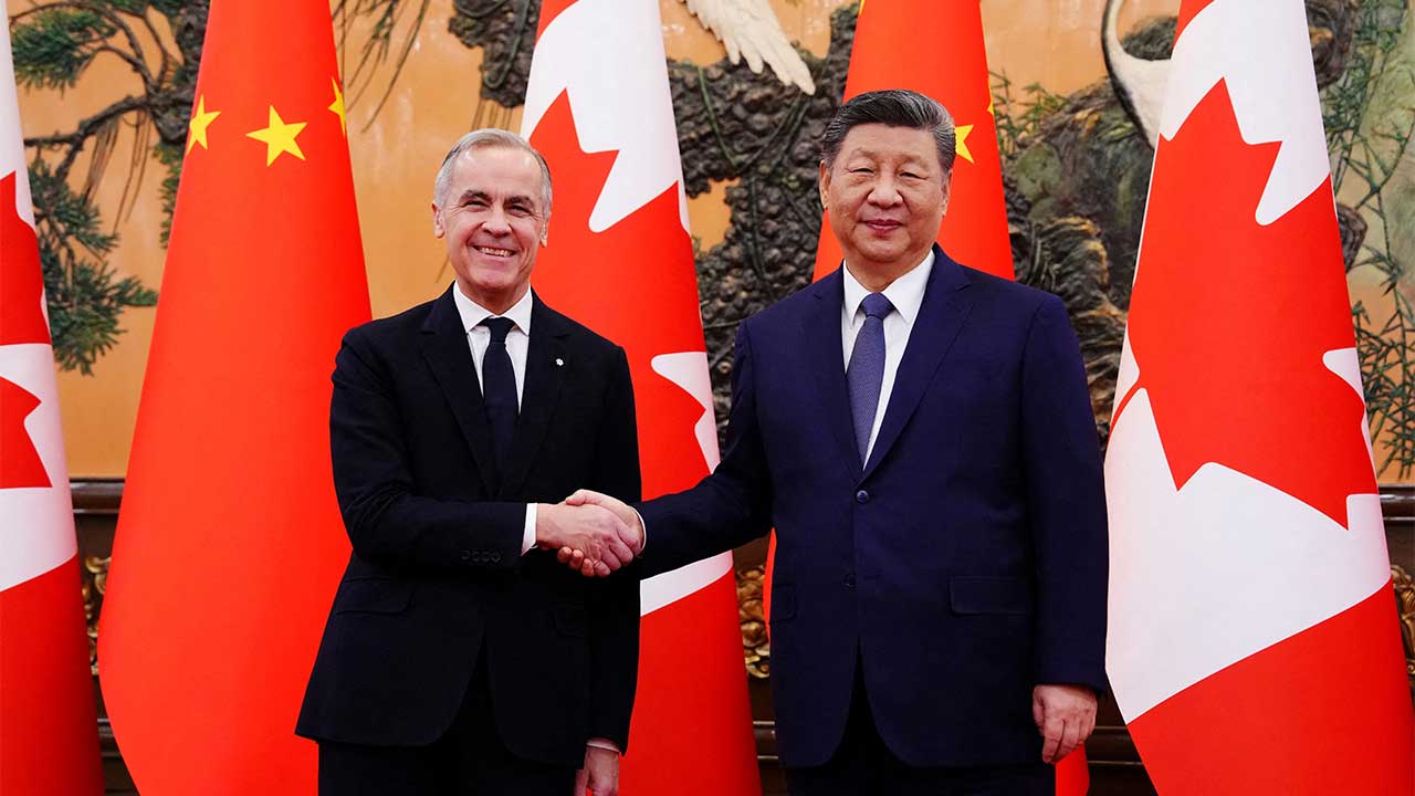 '트럼프 압박'에 손잡은 중국, 캐나다‥"새 전략적 동반자 관계"
