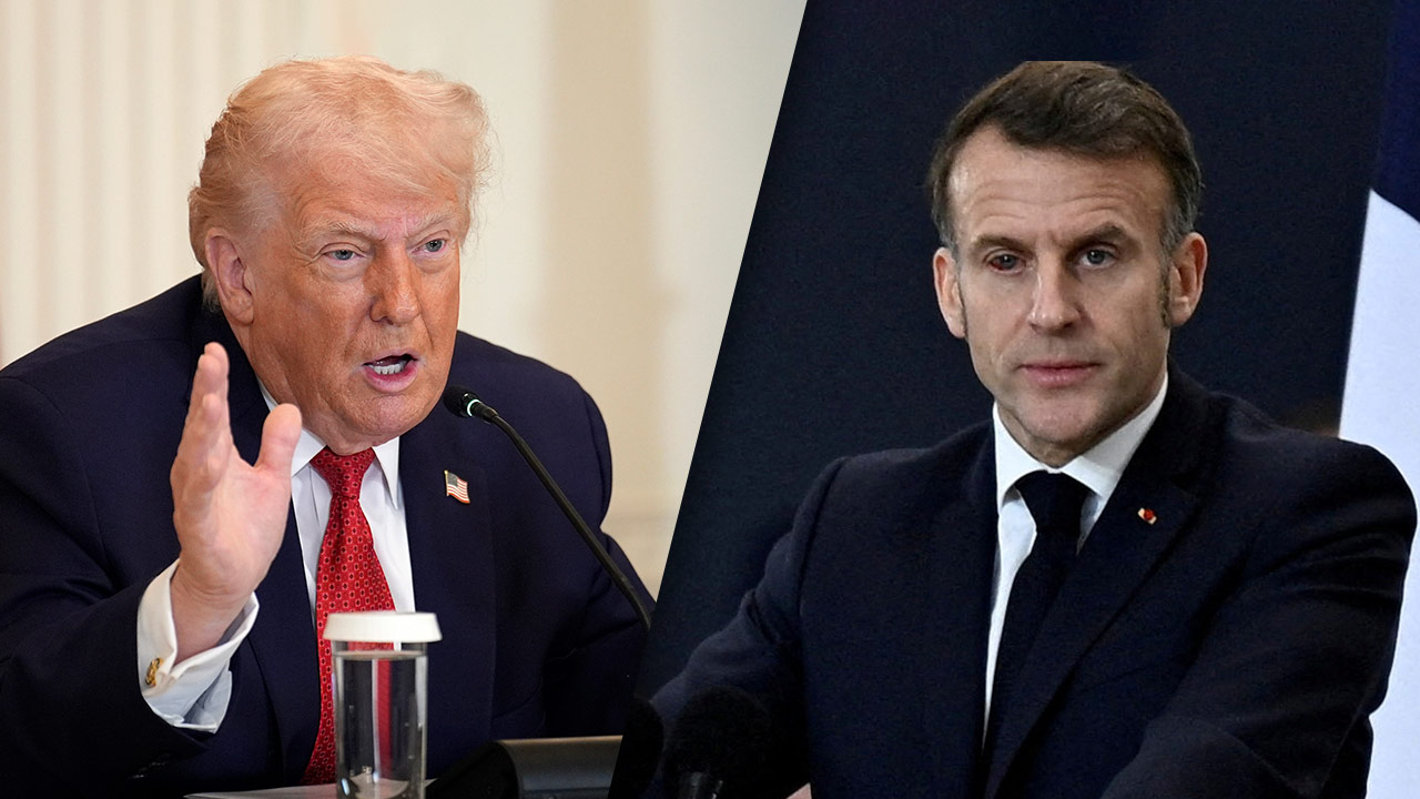 트럼프, 가자 평화위 마크롱 압박 "프랑스 와인에 200% 관세"