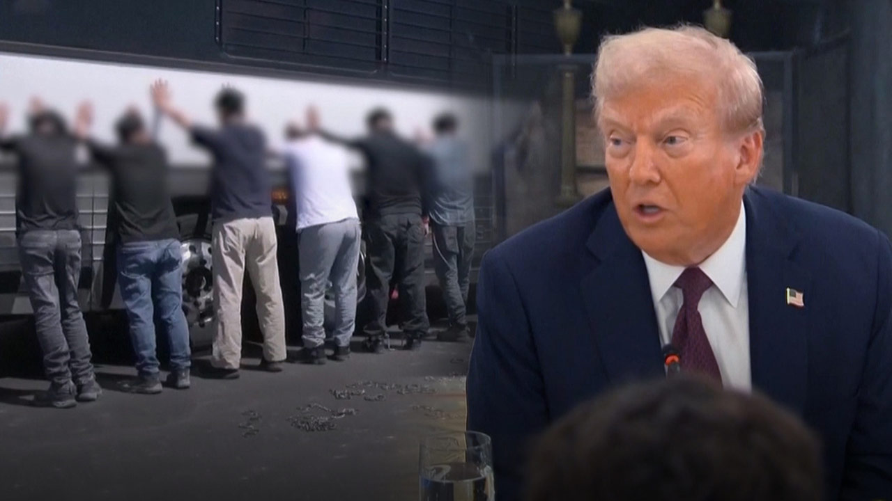 "트럼프, 조지아주 한국인 근로자 체포 '몰랐다'"‥단속 배후는 밀러?