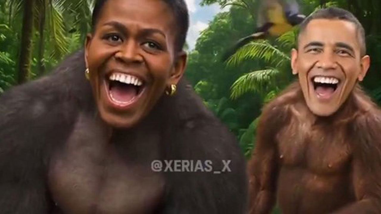 오바마, 트럼프가 올린 '원숭이 영상' 논란에‥"국민이 답할 것"