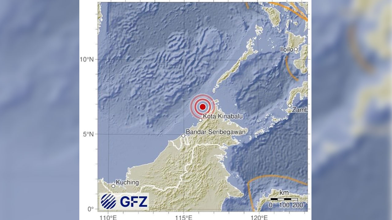 코타키나발루 북부 연안서 규모 7.1 지진‥"지진해일 없어"