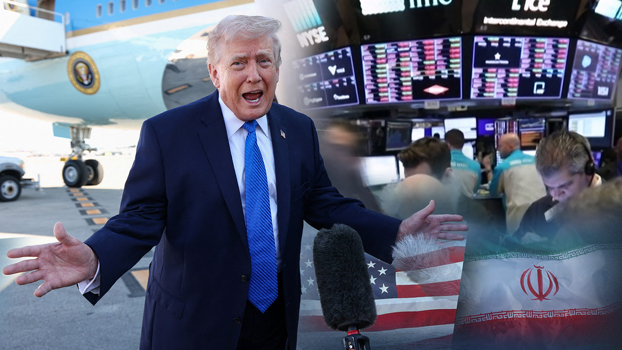 "트럼프 수상한 시점에 이란 중대발표"‥증시 개장·마감 맞췄나