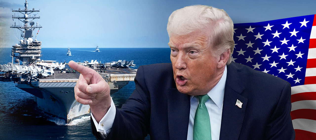 트럼프 "이란 주변에 美 전력 유지‥합의 미이행 시 '사격 개시'"