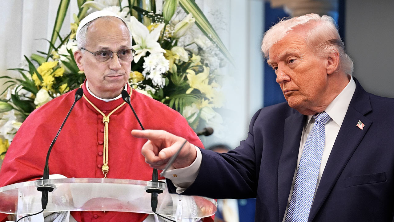 나폴레옹 후 교황 맞선 첫 정치 지도자 된 트럼프‥벅찬 상대 만나