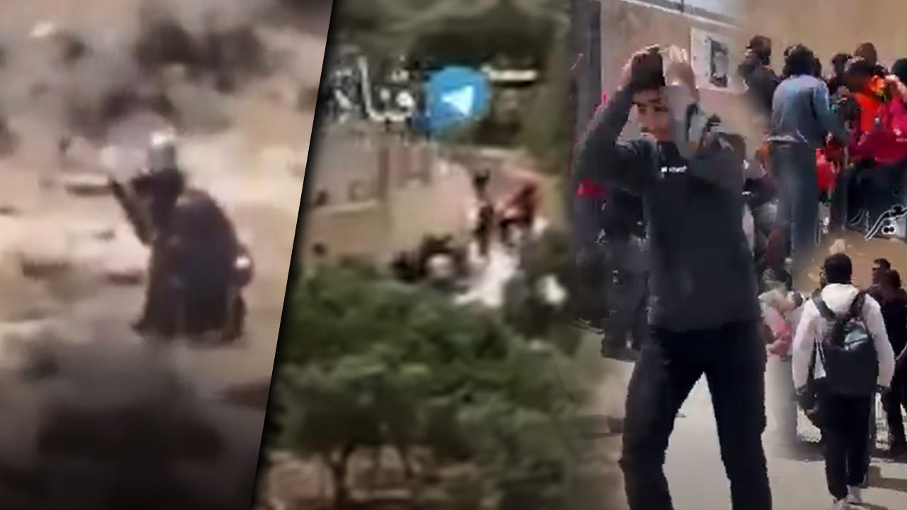 학교에 총질하는 이스라엘인들, 절규하는 팔레스타인 엄마