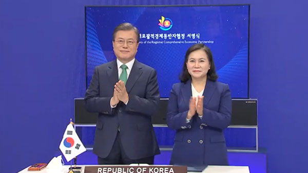 [청와대M부스] 회의장도 'K-열풍'‥ 세계가 화상 스튜디오 주목