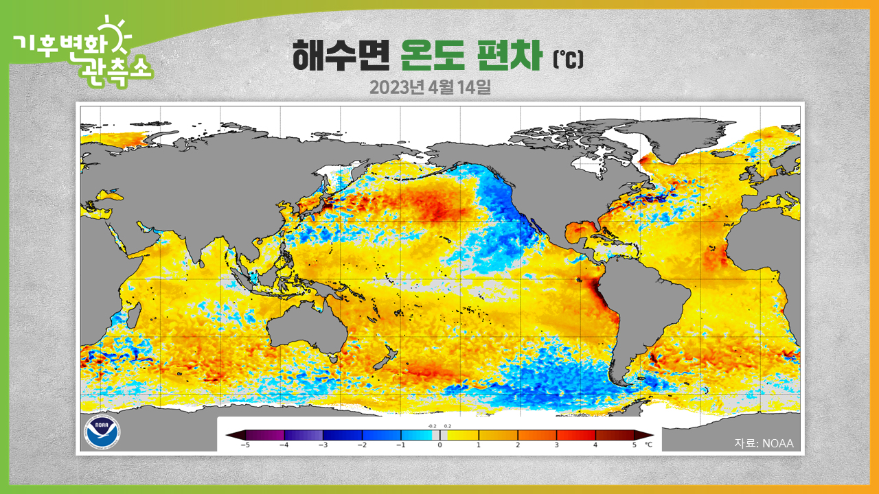 [기후변화관측소] 바닷물 온도 최고치 돌파, 엘니뇨 주의보에 기온 급상승 우려