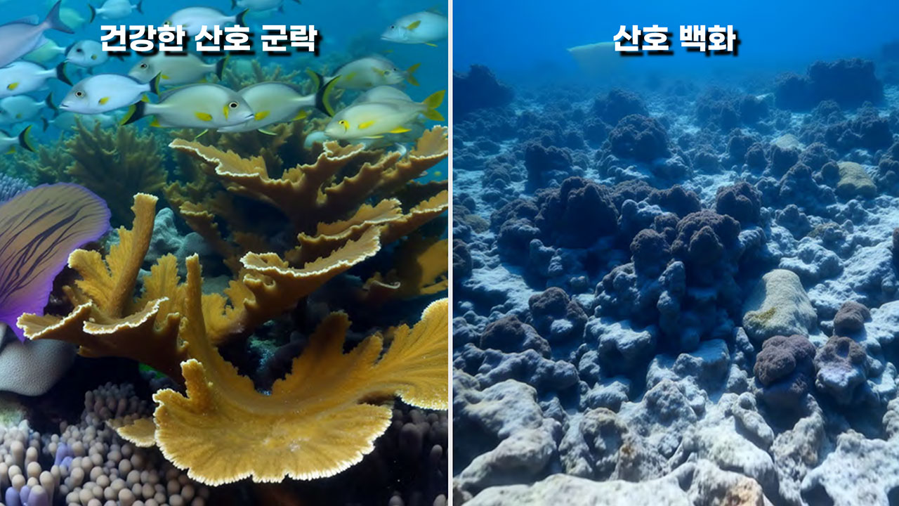 [인싸M] 4차 전 세계 산호 대백화 강타, "첫 번째 회복불능점 도달" | 기후인사이트 12