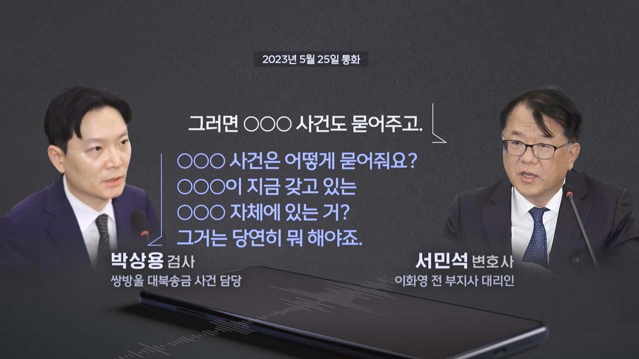 박상용-서민석 녹취록 정리‥朴 "그렇게 되면 조금 지나 이화영은 나갈 겁니다" [국회M부스]