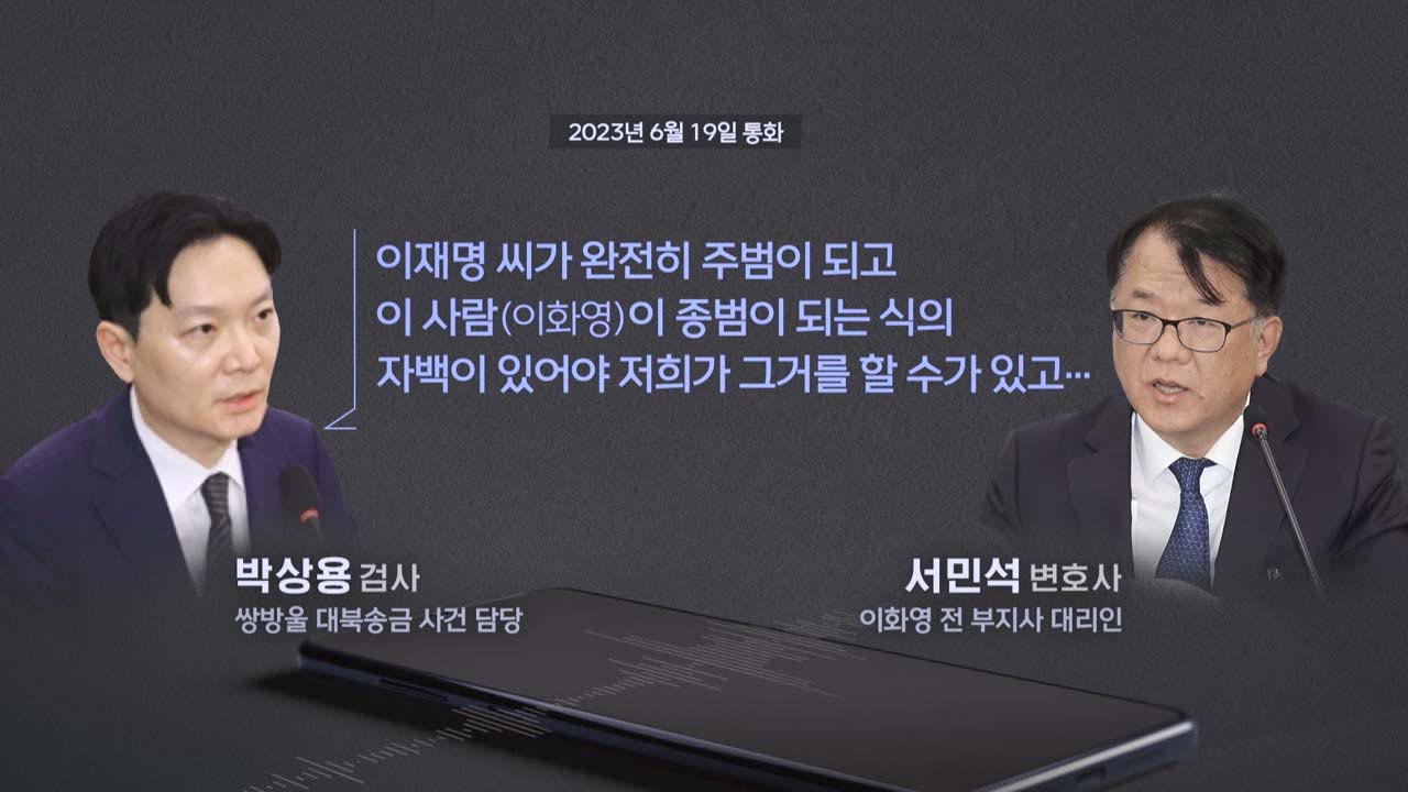 박상용-서민석 녹취록 정리‥朴 "그렇게 되면 조금 지나 이화영은 나갈 겁니다" [국회M부스]