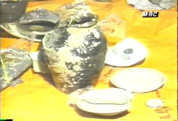 신안 해저 잔존유물확인조사단 원내 유물 인양신경민