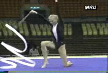 소련 체조선수단 올림픽 체조경기장서 현지 훈련 실시윤병채