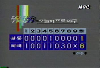 오늘의 프로야구백지연