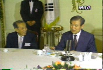 노대통령 납북 독립 유공자와 오찬구본홍