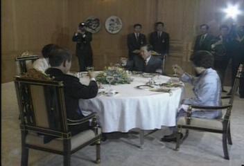 노태우대통령 김대중씨 회동엄기영