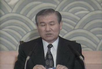 새 정부에 당부하는 노태우 대통령 발언