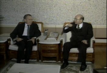 두 전직 대통령 닉슨 전 미국대통령 면담김지은