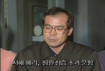 서해 훼리호 정원 상습초과 운항엄기영