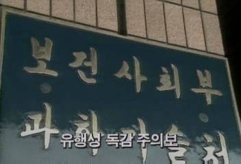 보사부 유행성 독감 주의보백지연