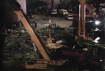 삼풍백화점 붕괴현장 마지막 필사의 구조작업중윤도한