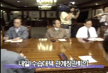 정부 삼풍백화점 붕괴 사고 수습대책 관계장관 회의김은주