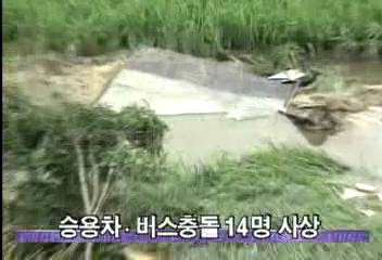 승용차버스 충돌 14명 사망김은주