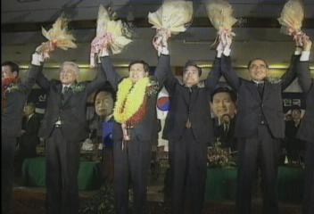 이회창 선거대책위원회 의장이홍구 고문 총선 지원활동김동섭