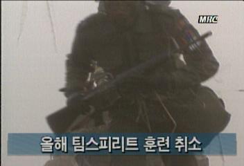 올해 팀스피리트 훈련 취소김지은