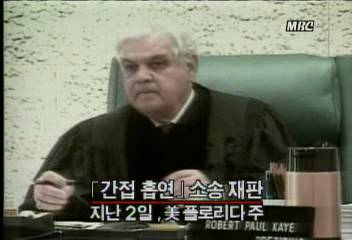 미국 간접 흡연 집단 소송 간접흡연금지법 추진홍예원
