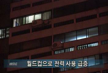 월드컵 개막전 날 전력사용 급증 MBC 시청률 33이인용