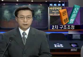 정부 주도 금융산업 2차 구조조정 곧 실시 필용성 등 점검김상철
