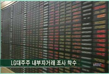 LG대주주 내부자거래 조사 착수최율미