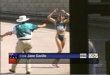 여자 20km 경보에서 사빌 눈물의 실격김대근