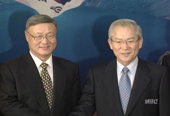 민주당 김중권 대표 취임인사대외활동 시작황외진