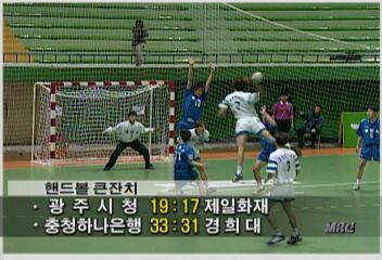 핸드볼 큰잔치 광주 대구 정상격돌박경추