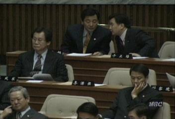 한나라당 이회창 총재 국회 대표연설 정치 개혁하자김원태