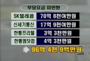 이동통신사 부당요금 미반환 96억원 고객 환불 명령성장경