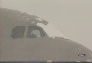 폭설로 공항 마비 국내선 끊기고 국제선 지연이진희