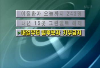 15일부터 입후보자 기부 금지김주하