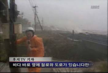 일본 초속 60미터 태풍으로 정전교통마비긴급대피령 대혼란차경호