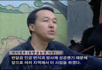 중국 곰 농장 우리 백두산 반달곰 대량 번식야생 성공임정환