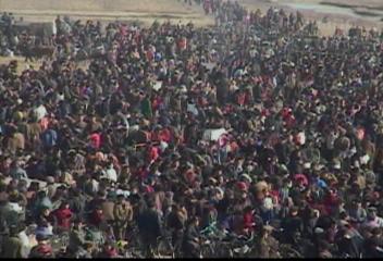 북한 평성의 모습