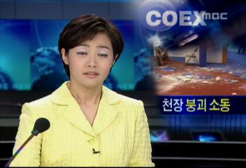 서울 삼성동 코엑스 인도양홀 천장 붕괴 소동으로 큰일날 뻔이호찬