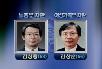 노무현대통령 차관급 인사 단행이기우 교육부 차관 등 내부승진김효엽