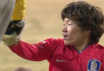 축구대표팀 새 유니폼 착용 첫 경기 박지성 합류로 희망 해법 찾아한동수