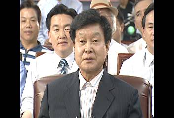 한화갑(민주당 대표) 인터뷰