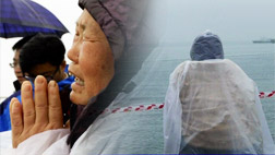 시신 도착 때마다 "얼굴만이라도"눈물의 팽목항