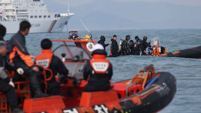 수색구조대 잠수해 선체 내부 진입 고수그 이유는 