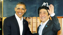 오바마 미국 대통령 일본 국빈 방문최고예우 동맹과시